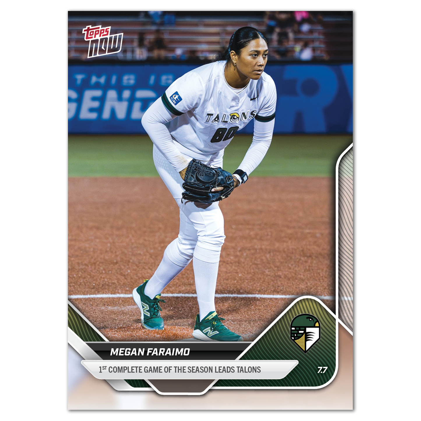 Megan Faraimo - 2025 AUSL Topps NOW® - Card 13 - PR: 733