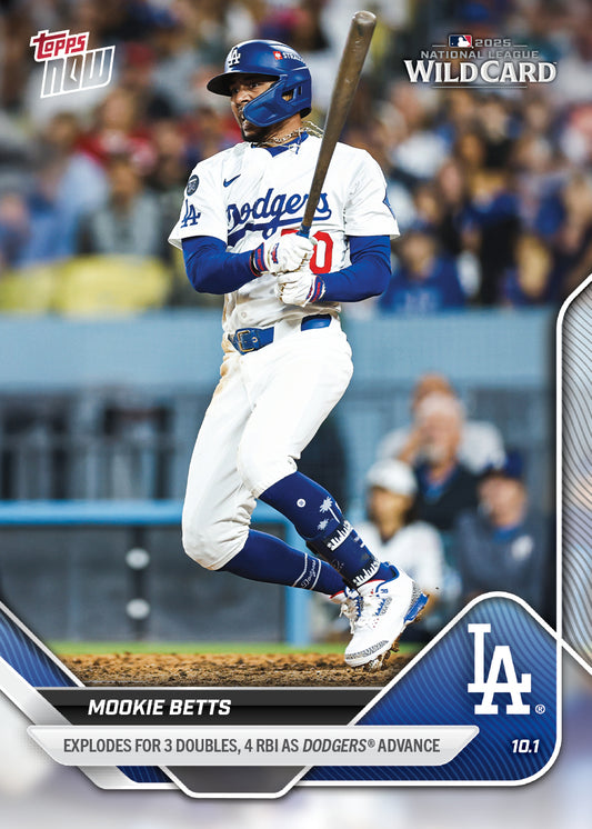 Mookie Betts - 2025 MLB Topps NOW® - Card 811 - PR: 1330