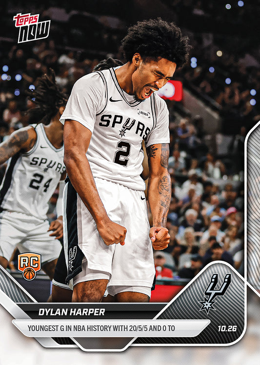 Dylan Harper - 2025-26 NBA Topps NOW® - Card 29 - PR: 1772
