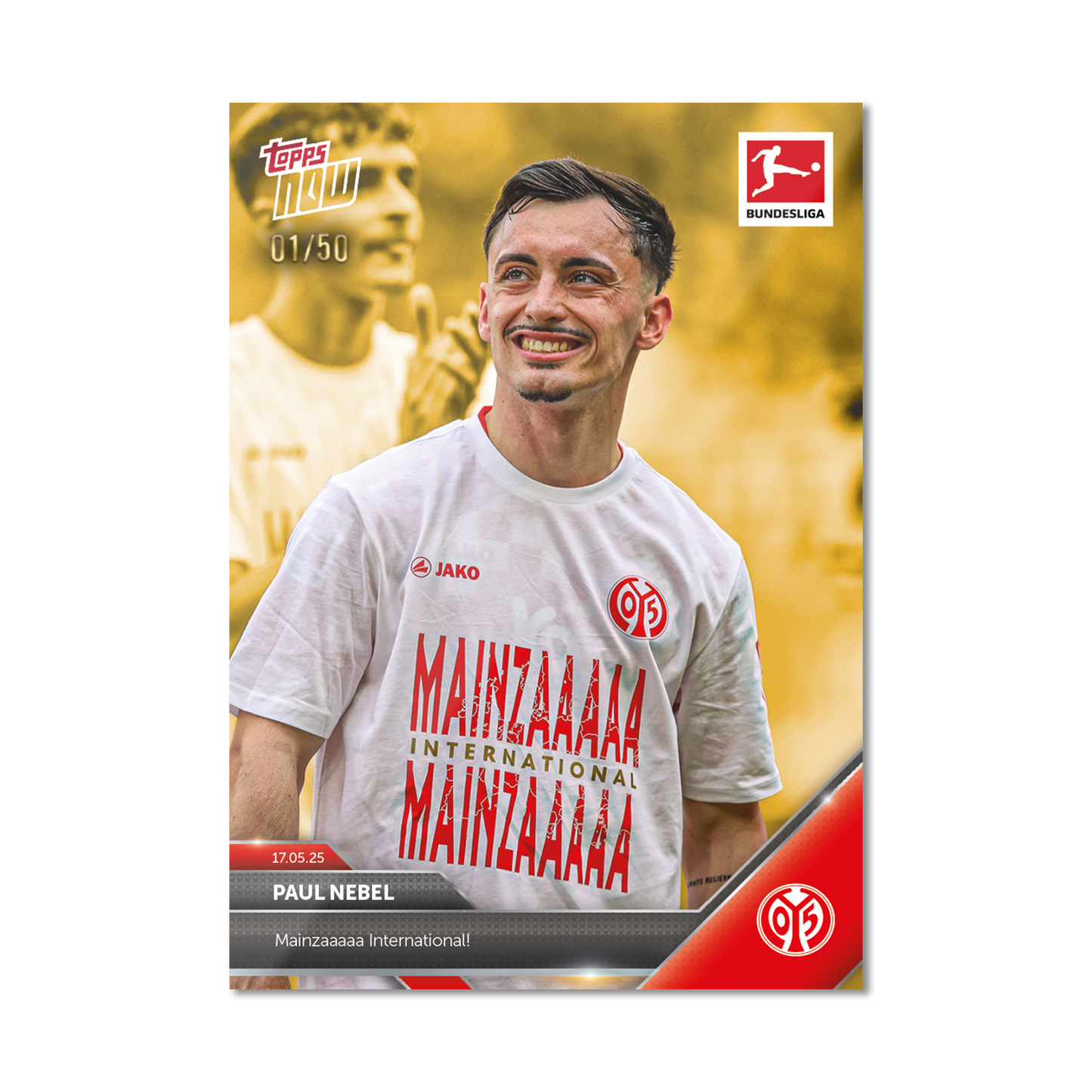 Paul Nebel - 2024-25 Bundesliga Topps NOW® - Card 191 - PR: 112