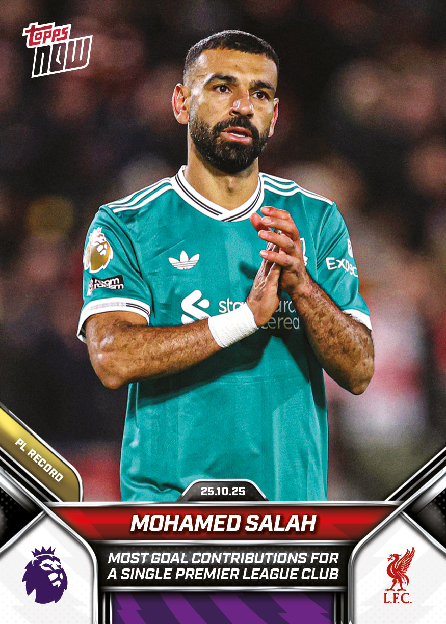 Mohamed Salah - 2025-26 Premier League Topps NOW® - Card 41