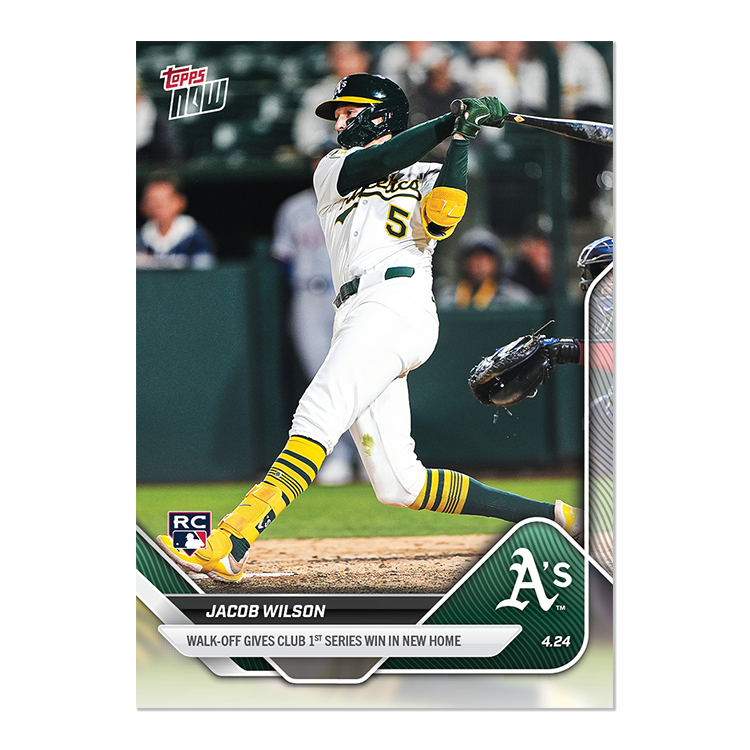 Jacob Wilson - 2025 MLB Topps NOW® - Card 104 - PR: 1081