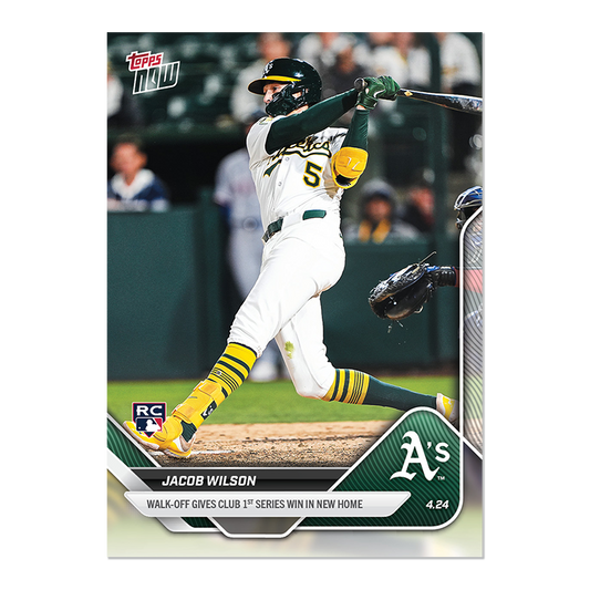 Jacob Wilson - 2025 MLB Topps NOW® - Card 104 - PR: 1081