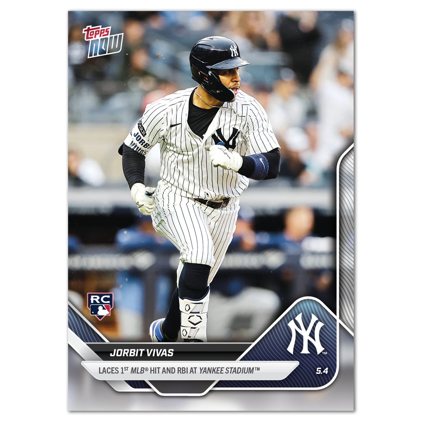 Jorbit Vivas - 2025 MLB Topps NOW® - Card 140 - PR: 986