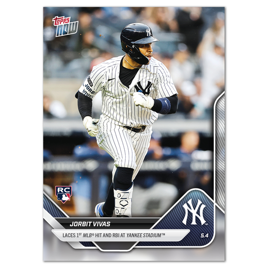 Jorbit Vivas - 2025 MLB Topps NOW® - Card 140 - PR: 986