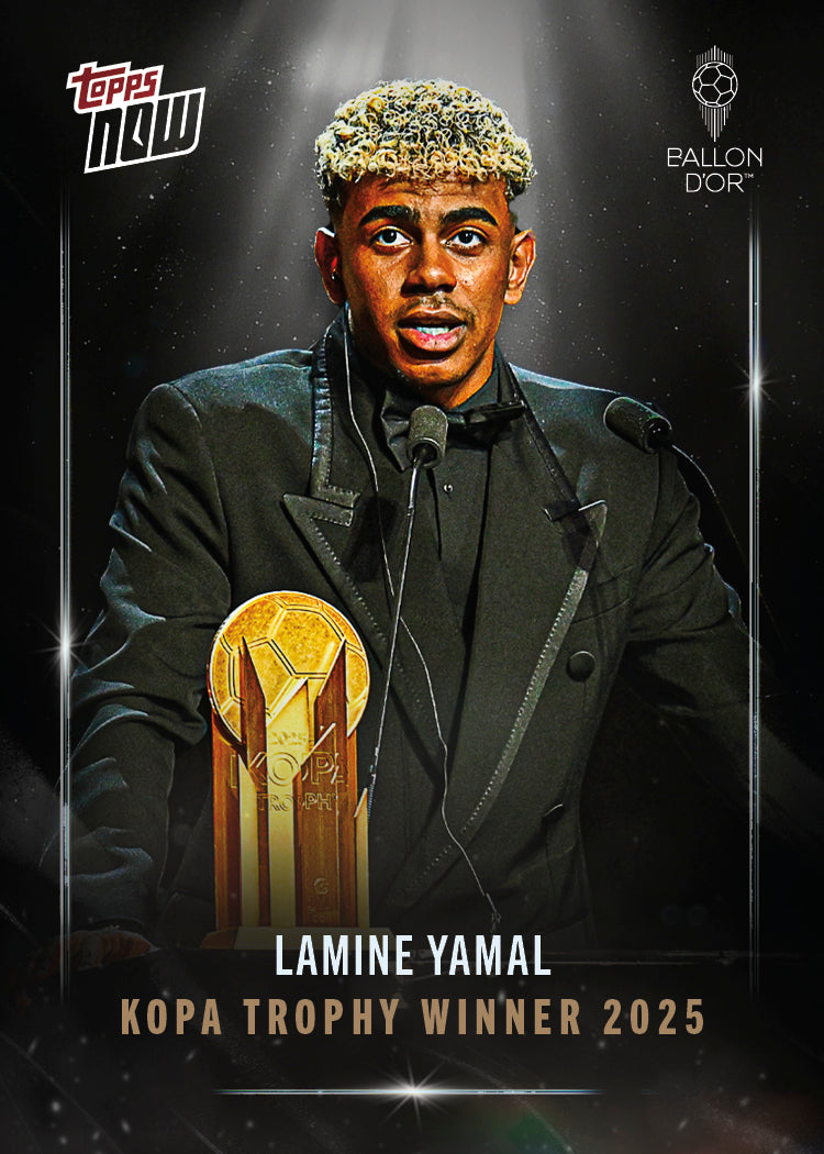 Lamine Yamal - 2025 Ballon d'Or Topps NOW® - Card 6 - LOOK FOR AUTO & RELICS - PR: 13882