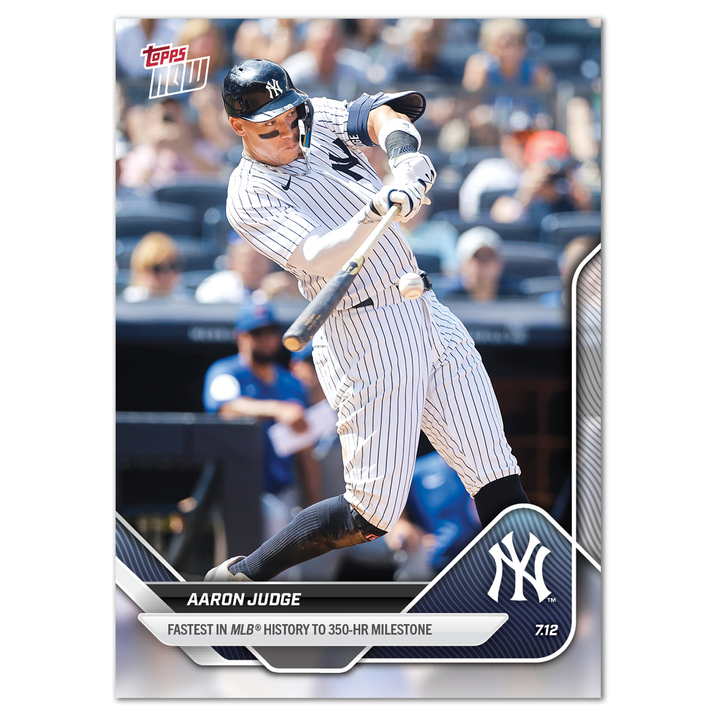 Aaron Judge - 2025 MLB Topps NOW® - Card 416 - LOOK FOR AUTOS - PR: 16,838