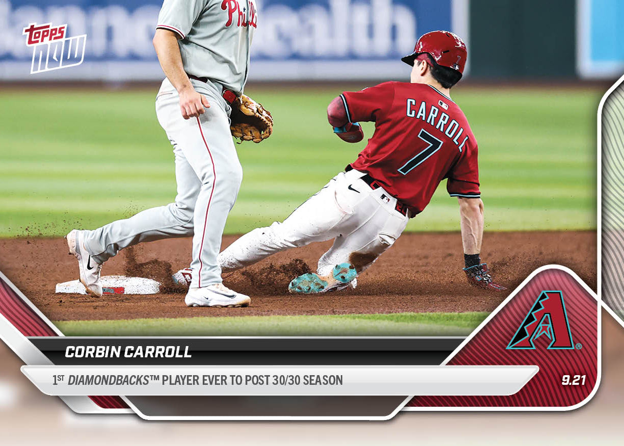 Corbin Carroll - 2025 MLB Topps NOW® - Card 748 - PR: 1606