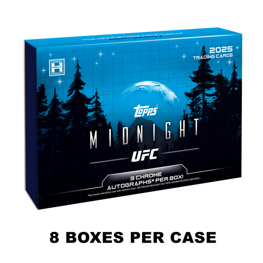 2025 Topps Midnight UFC - Hobby Box - Sealed Case
