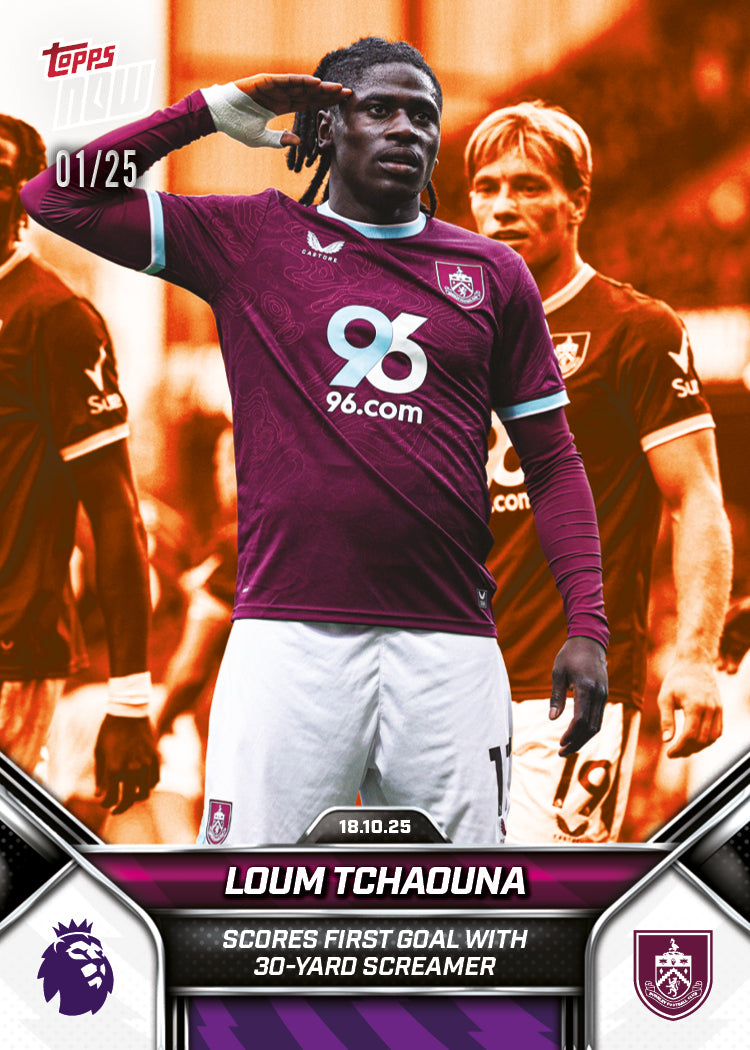 Loum Tchaouna - 2025-26 Premier League Topps NOW® - Card 38 - PR: 214