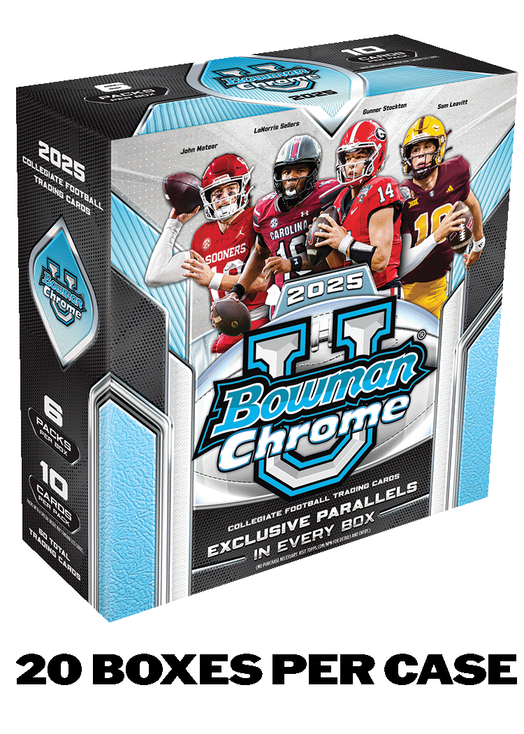 2025 Bowman University Chrome® Football - Mega Box - Sealed Case