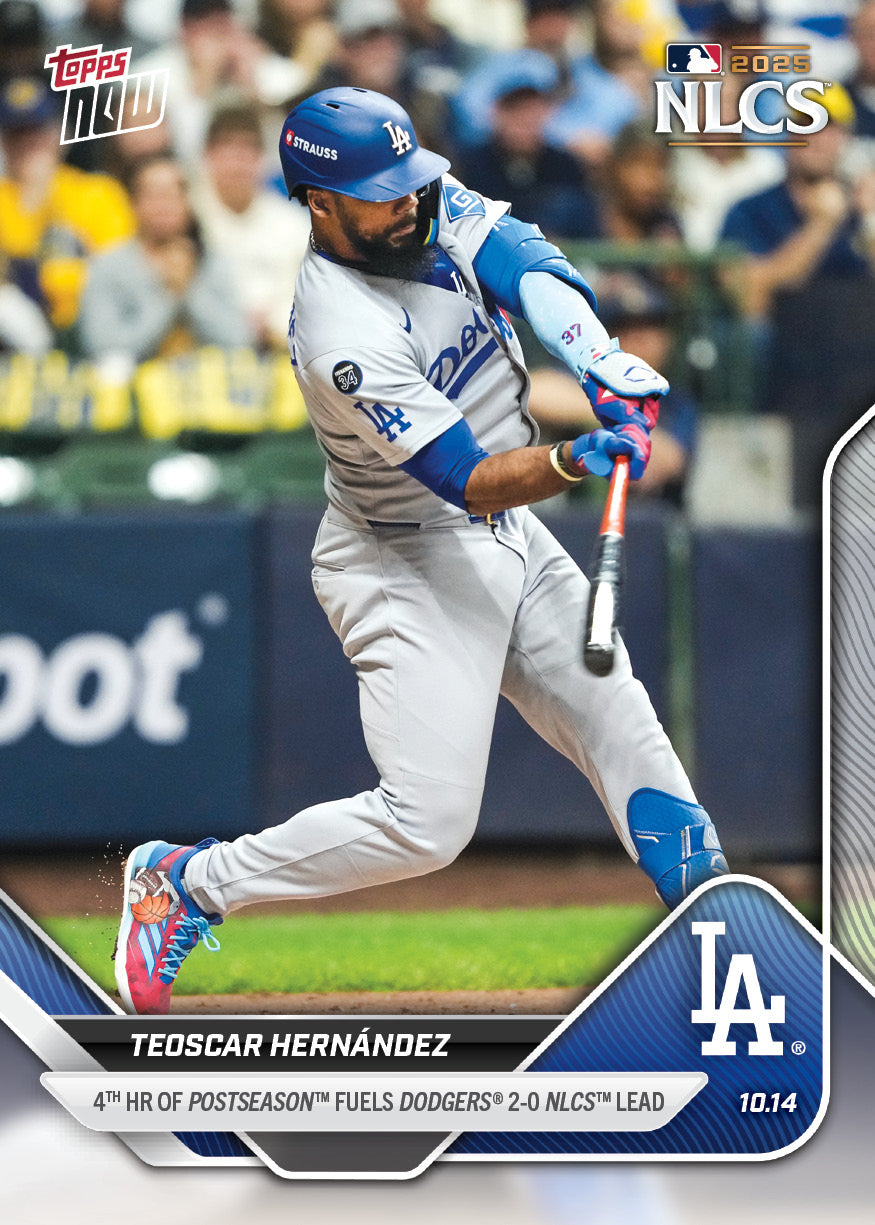 Teoscar Hernández - 2025 MLB Topps NOW® - Card 869 - PR: 1166