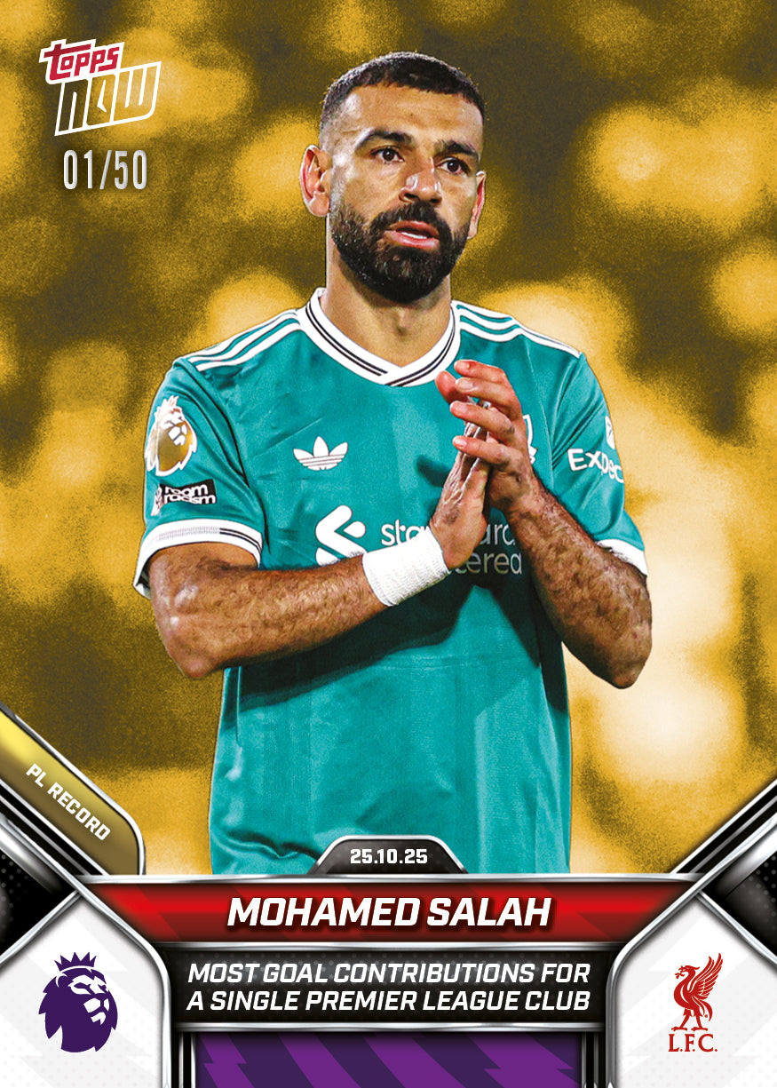 Mohamed Salah - 2025-26 Premier League Topps NOW® - Card 41
