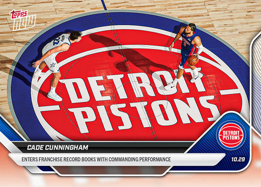 Cade Cunningham - 2025-26 NBA Topps NOW® - Card 38 - PR: 701