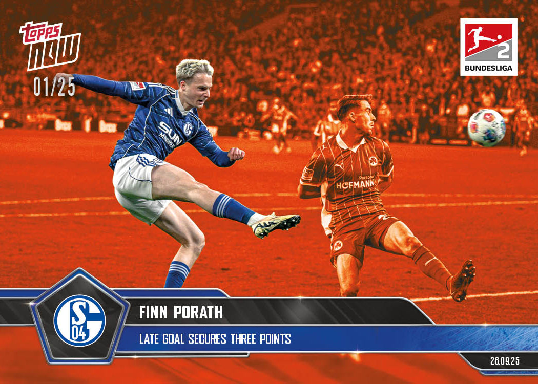Finn Porath - 2025-26 Bundesliga Topps NOW® - Card 30 - PR: 275