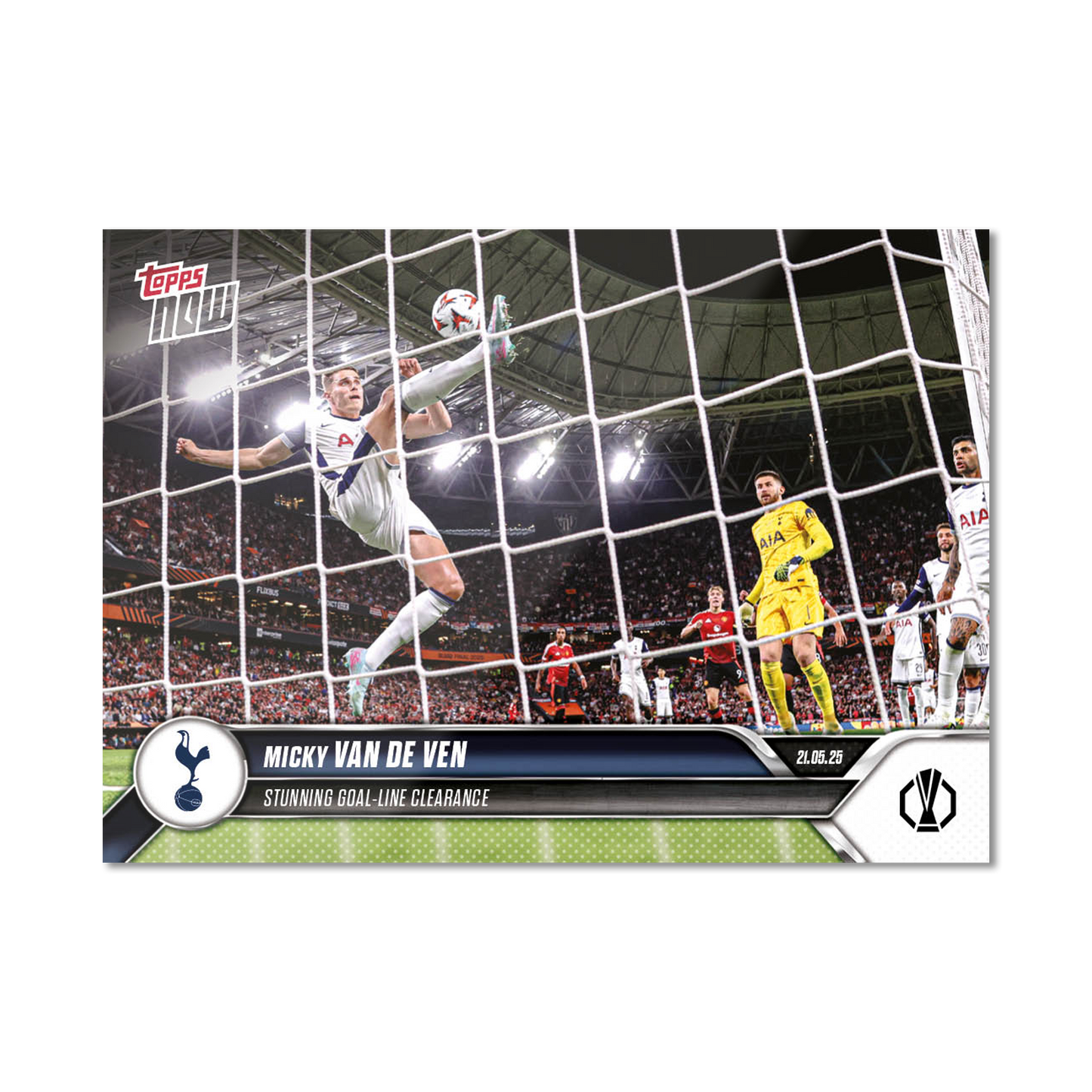 Micky van de Ven - 2024-25 UEL Topps NOW® Card 37 - PR: 1820