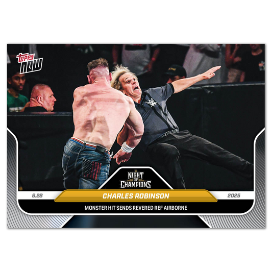 Charles Robinson - 2025 WWE Topps NOW® - Card 77 - LOOK FOR AUTO - PR: 1861