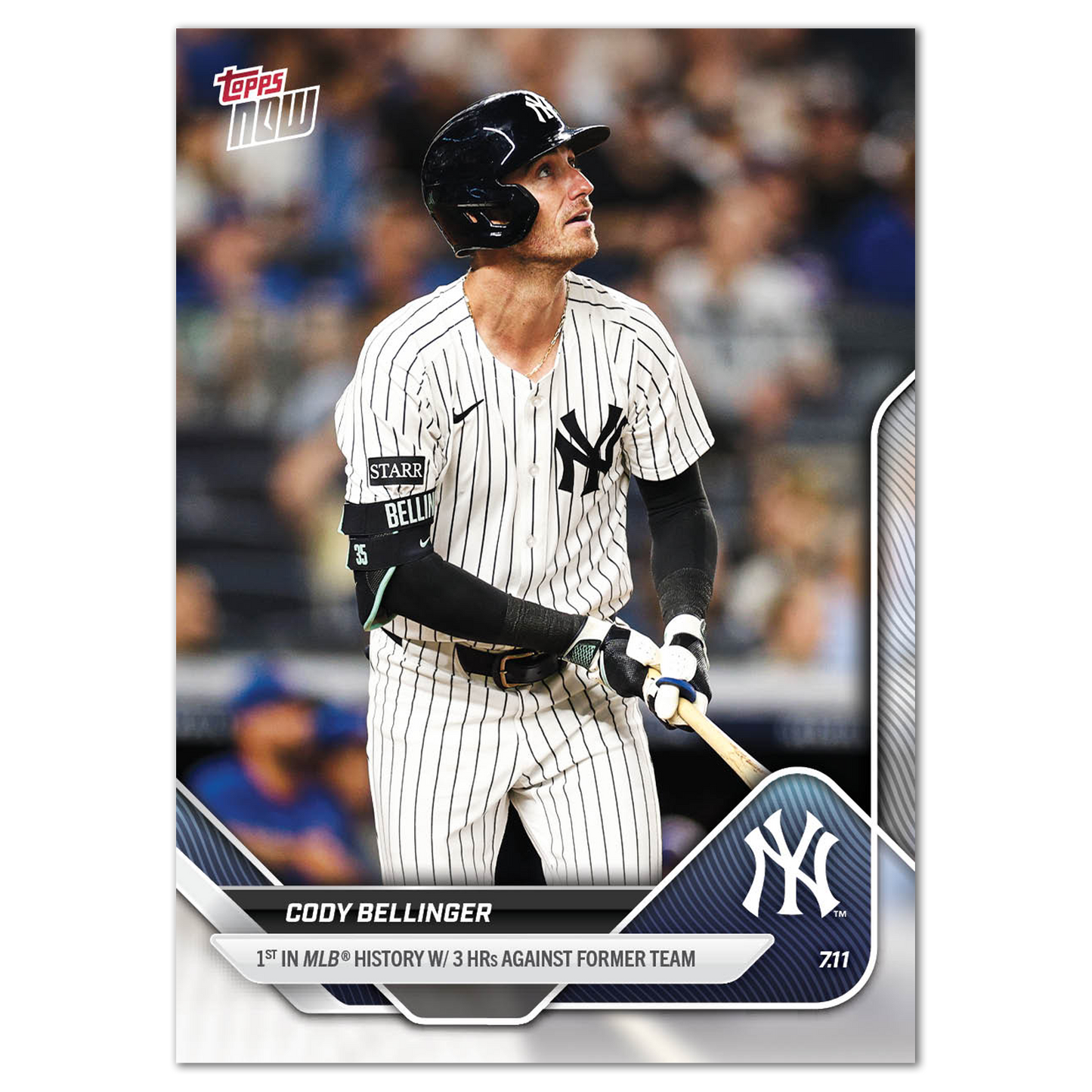 Cody Bellinger - 2025 MLB Topps NOW® - Card 412 - PR: 1327