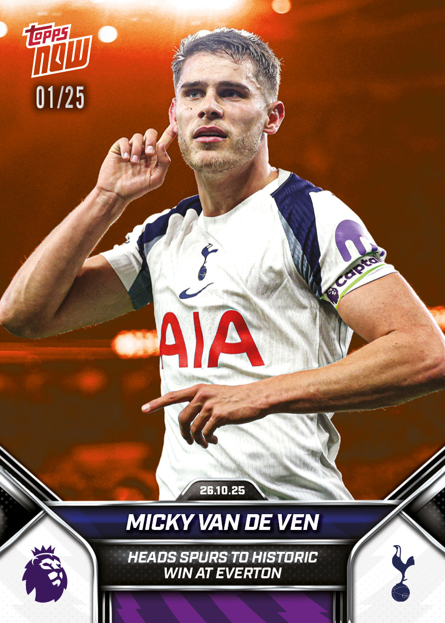 Micky van de Ven - 2025-26 Premier League Topps NOW® - Card 43