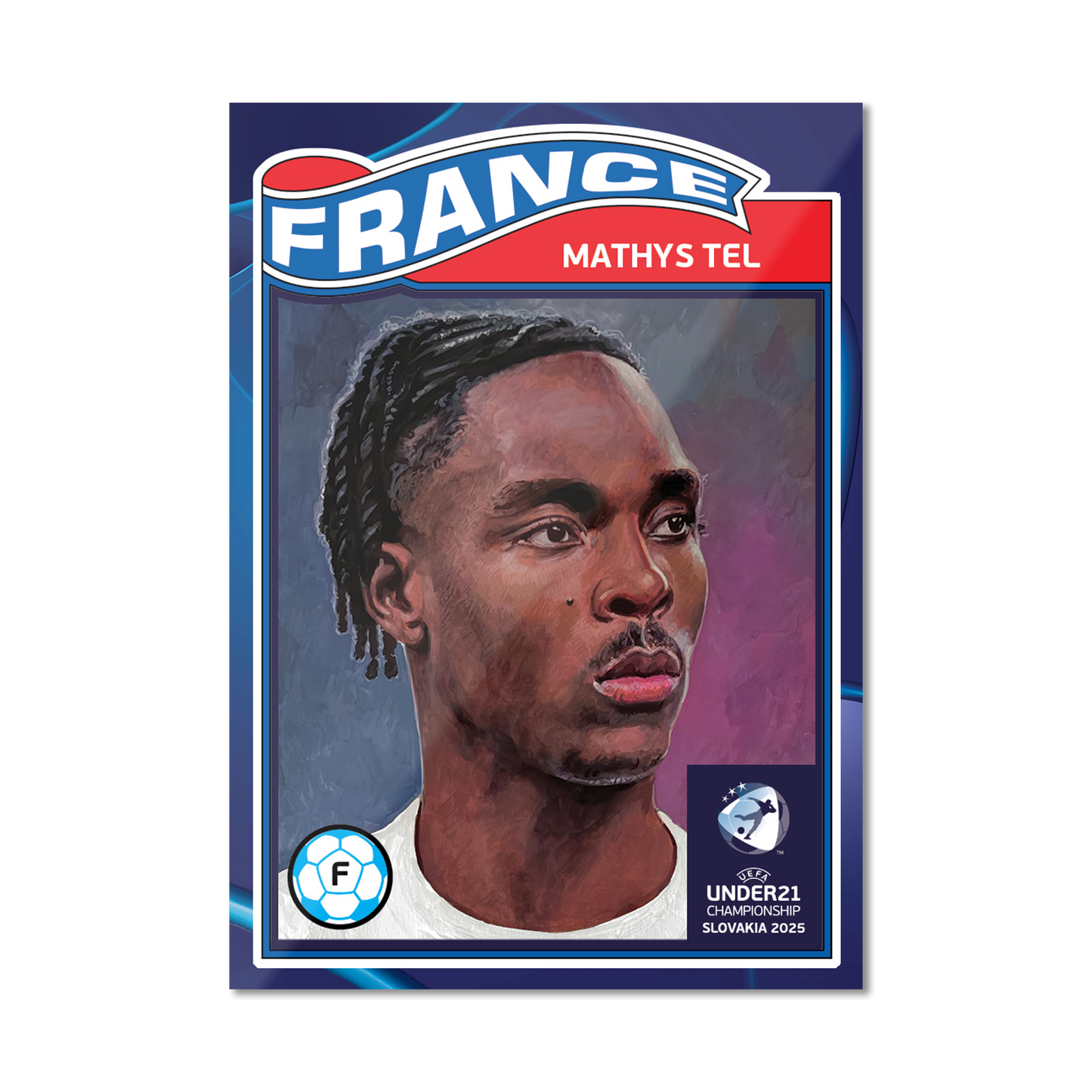 Mathys Tel - 2025 UEFA Euro U-21 Living Set® - Card 5 - PR: 284