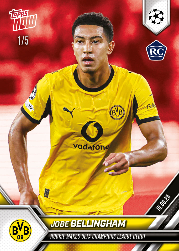Jobe Bellingham - 2025-26 UCL Topps NOW® Card 12 - PR: 1460