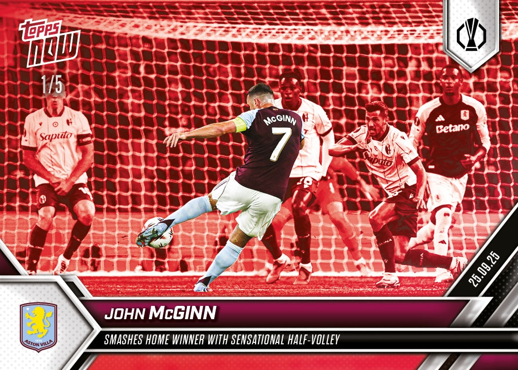 John McGinn - 2025-26 UEL Topps NOW® Card 2 - PR: 171