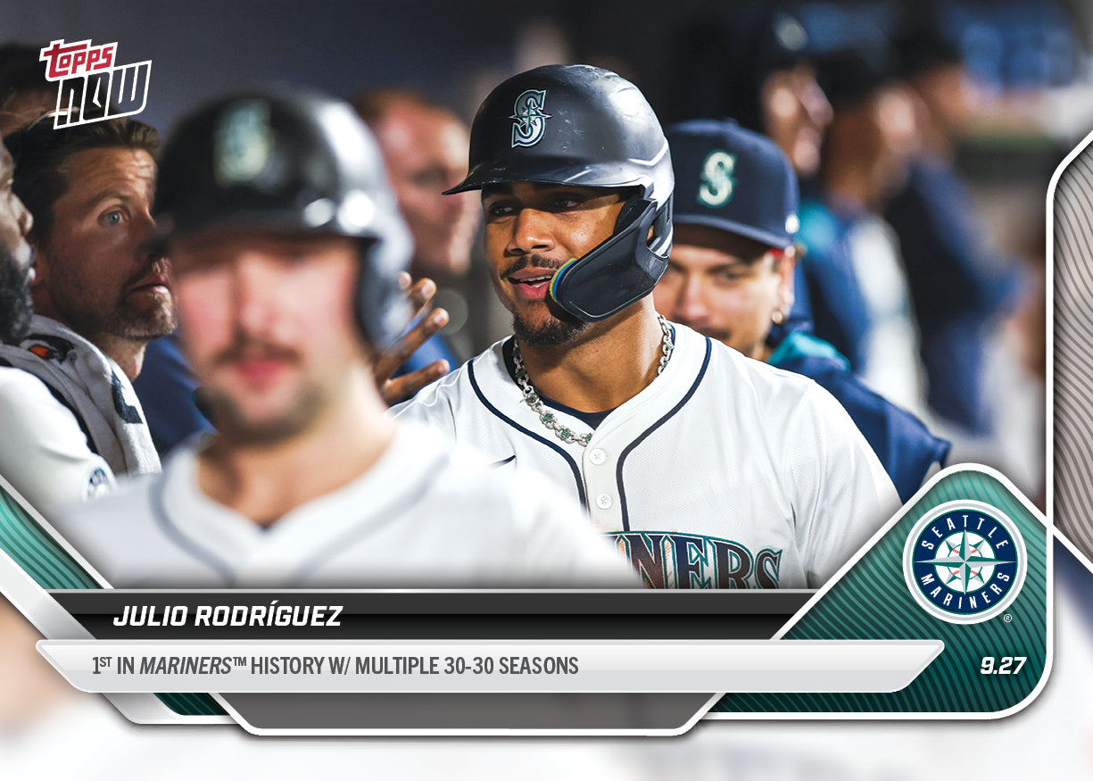 Julio Rodríguez - 2025 MLB Topps NOW® - Card 786 - PR: 1182