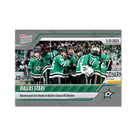 Dallas Stars - 2024-25 NHL Topps NOW® - Sticker # 187 Pack - PR: 150