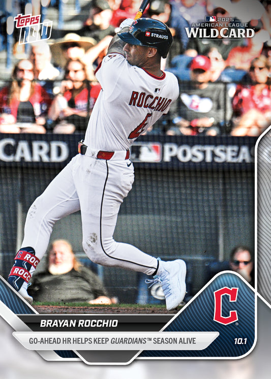 Brayan Rocchio - 2025 MLB Topps NOW® - Card 805 - PR: 394