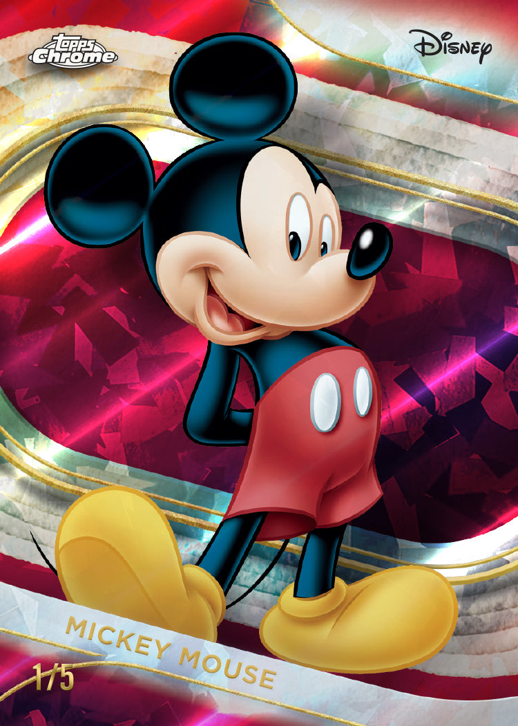2025 Topps Chrome® Disney - Sapphire Edition - Hobby Box - Sealed Case