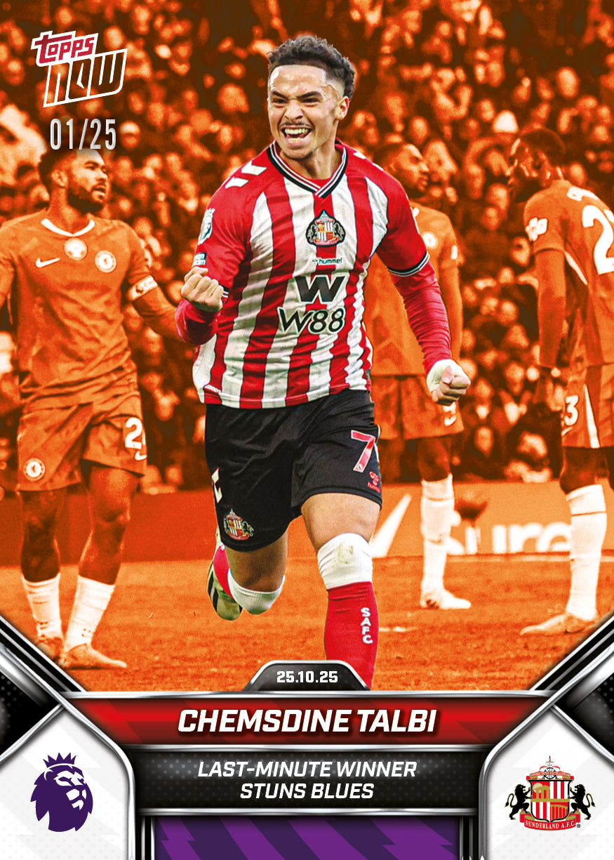 Chemsdine Talbi  - 2025-26 Premier League Topps NOW® - Card 42