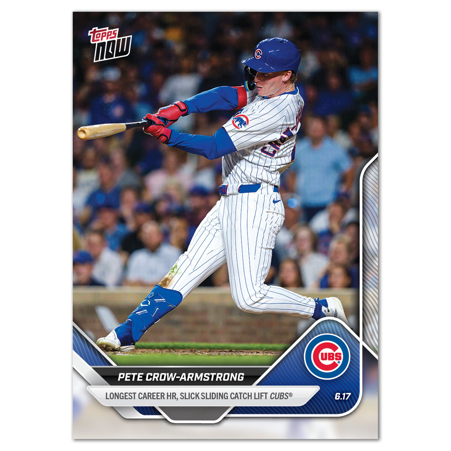 Pete Crow-Armstrong - 2025 MLB Topps NOW® - Card 311 - PR: 1701