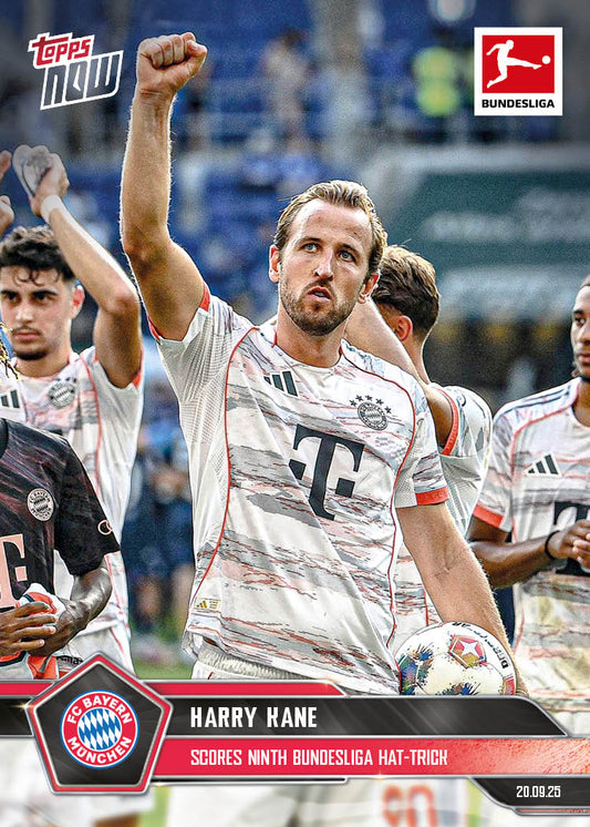 Harry Kane - 2025-26 Bundesliga Topps NOW® - Card 27 - PR: 317