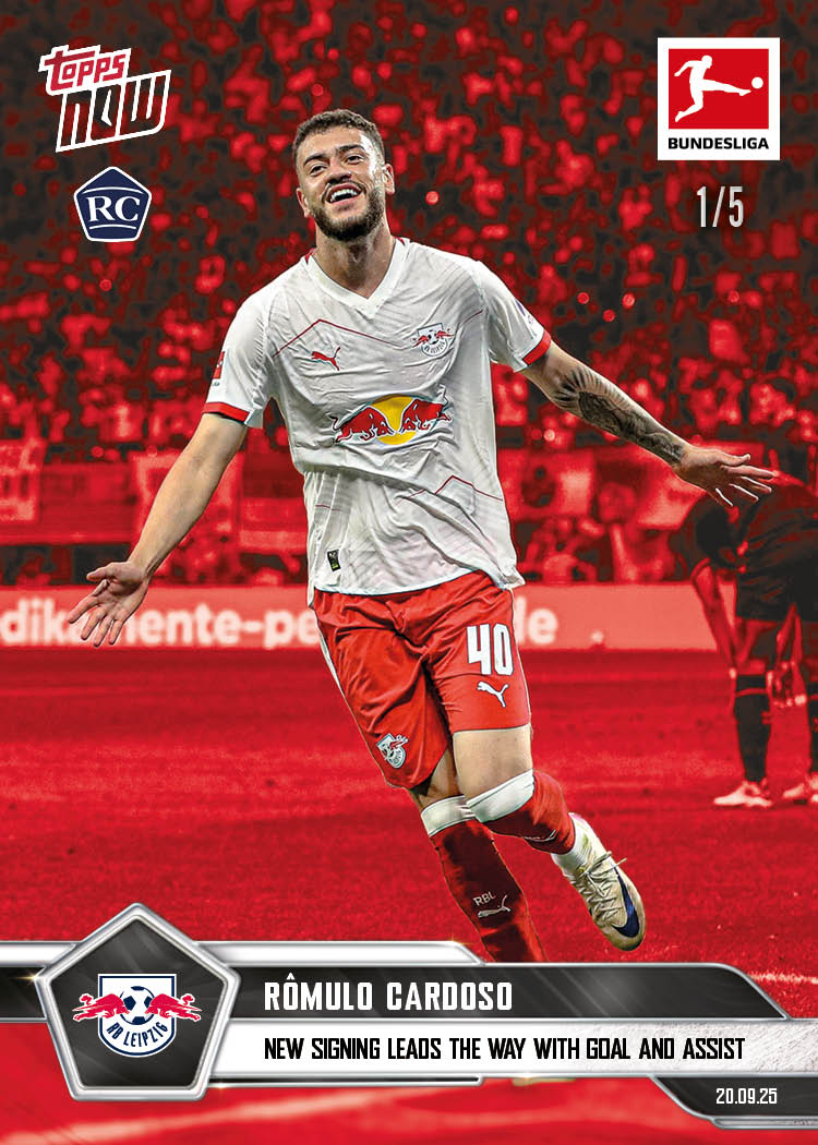 Rômulo Cardoso - 2025-26 Bundesliga Topps NOW® - Card 26 - PR: 195