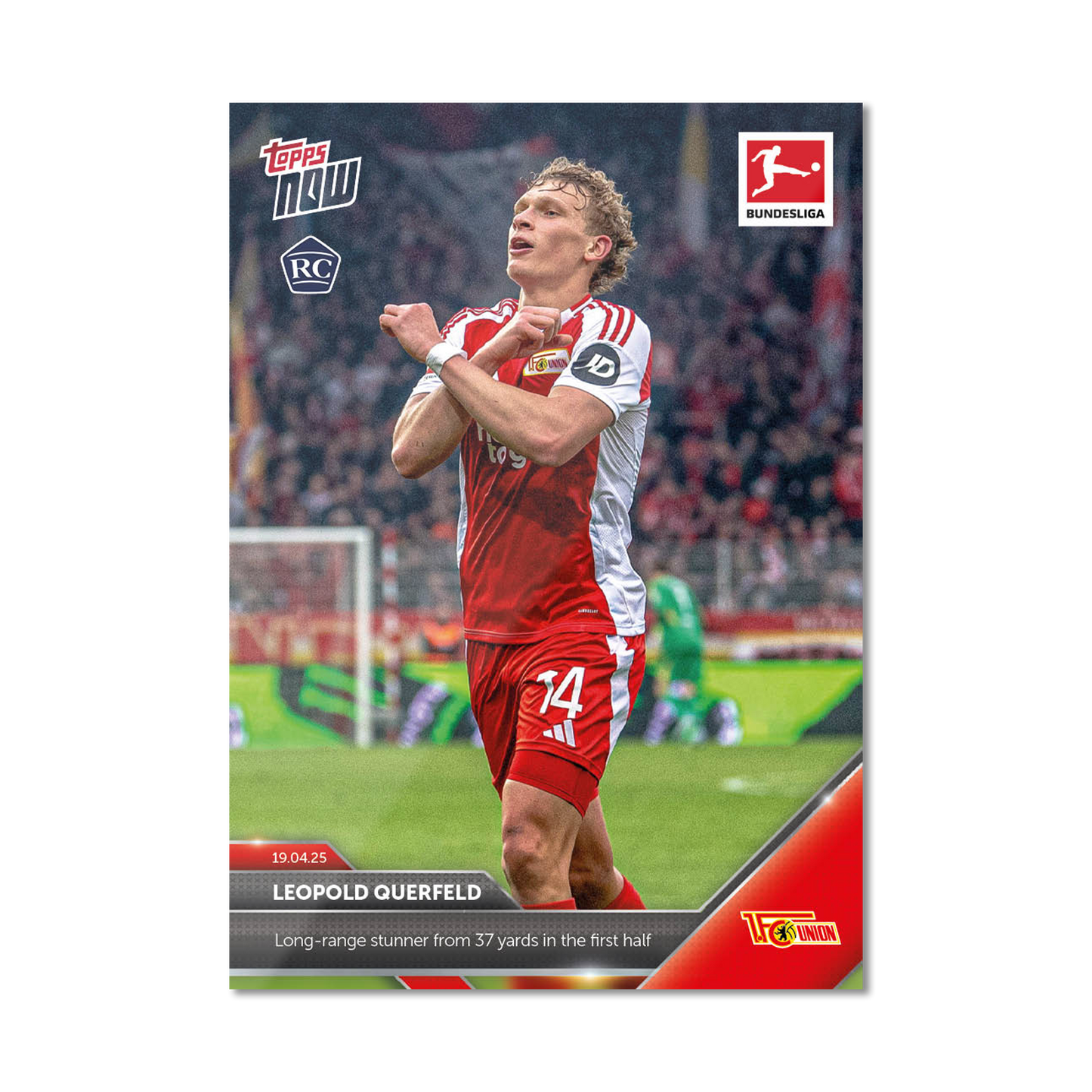 Leopold Querfeld - 2024-25 Bundesliga Topps NOW® Card 169 - PR: 385