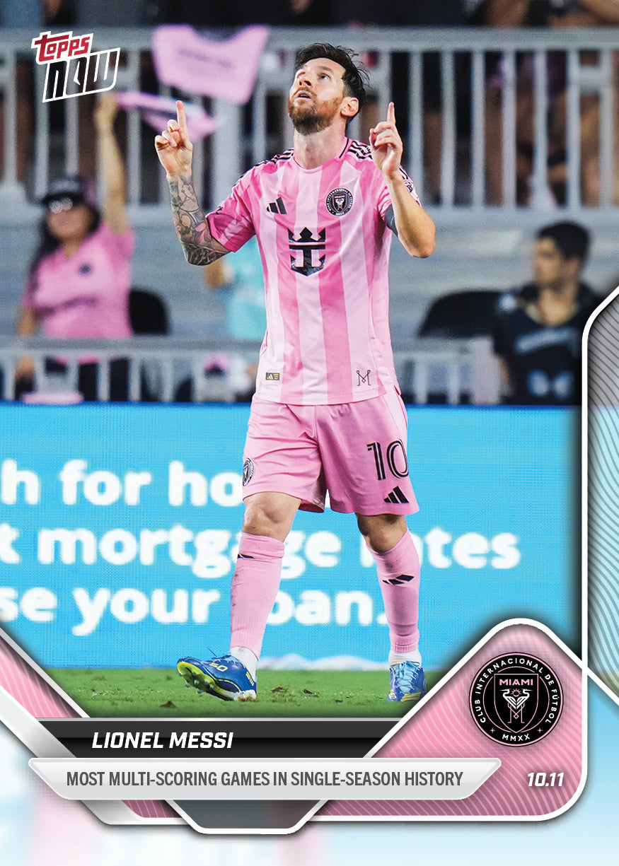 Lionel Messi - 2025 MLS Topps NOW® - Card 112 - PR: 2352