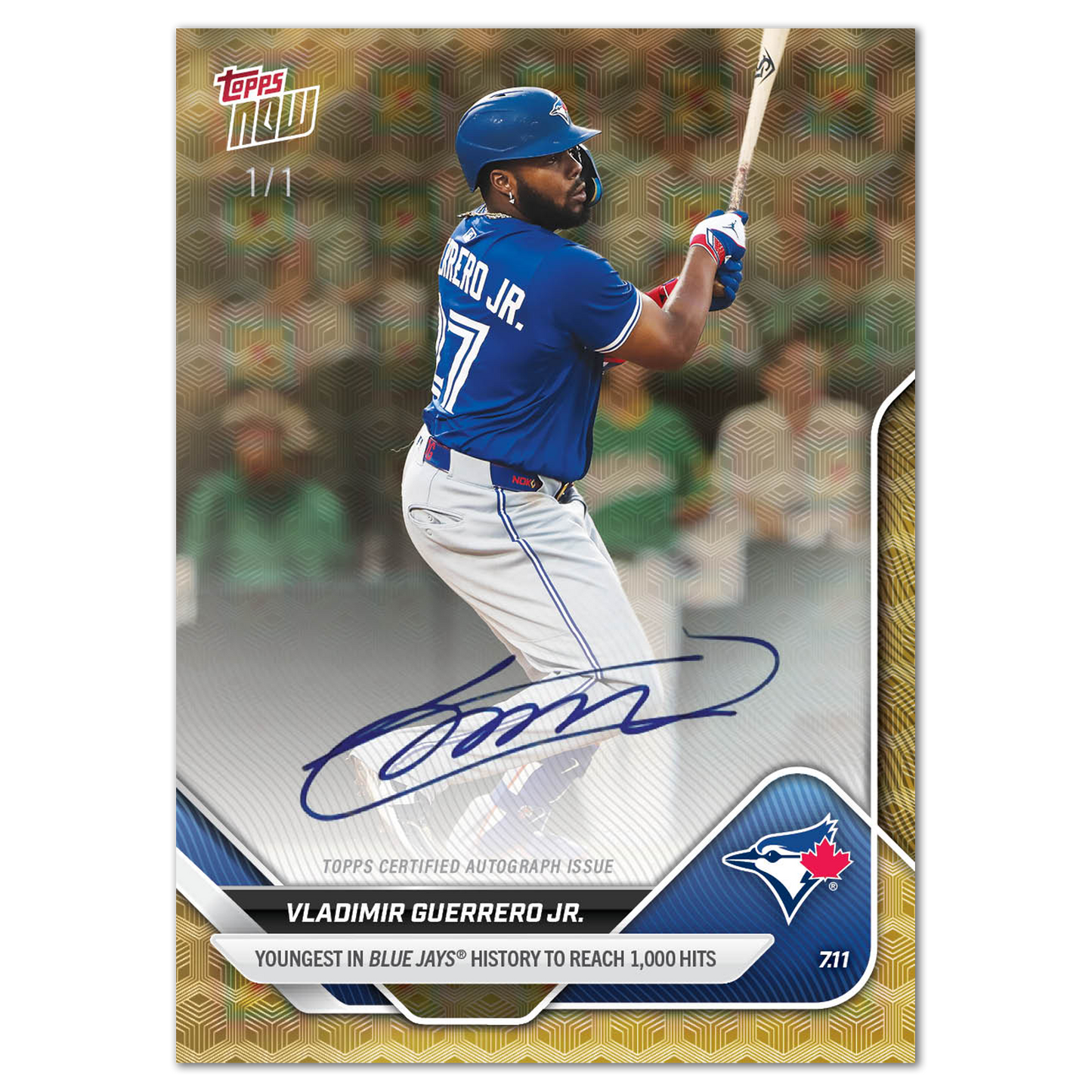 Vladimir Guerrero Jr. - 2025 MLB Topps NOW® - Card 415 - LOOK FOR AUTOS - PR: 1502
