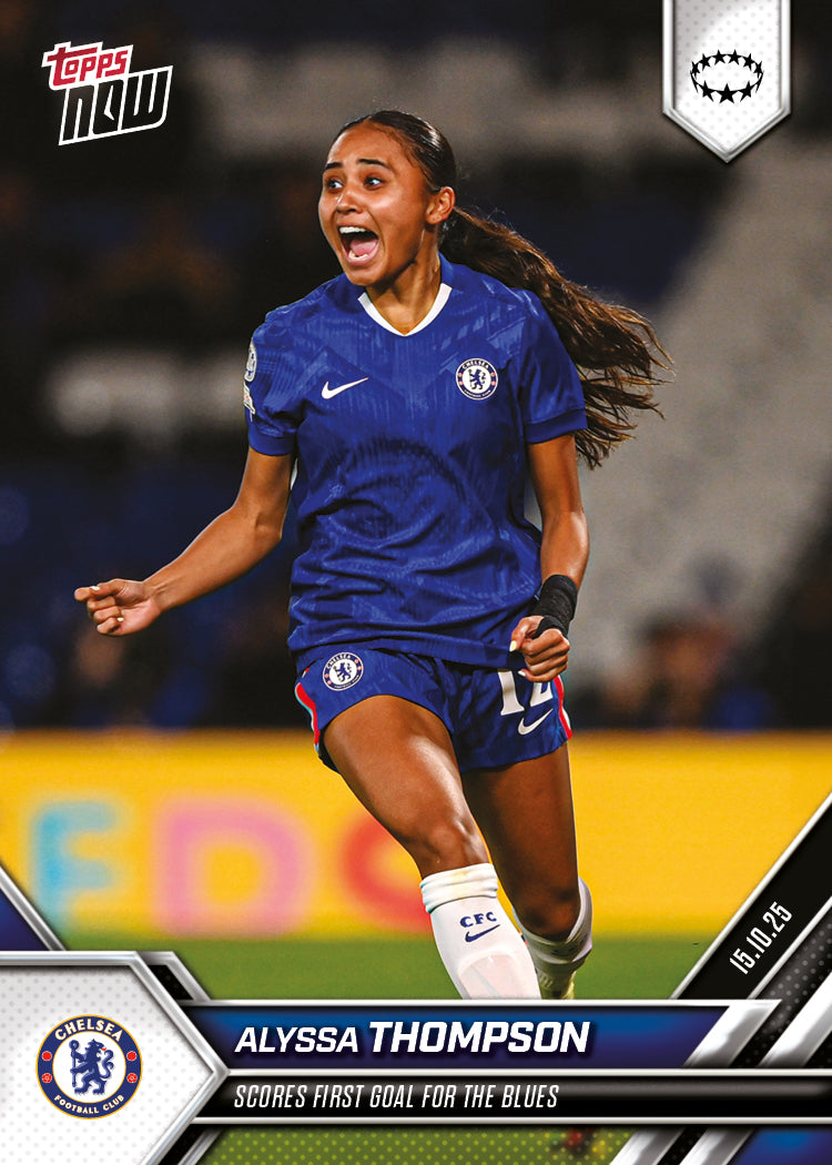 Alyssa Thompson - 2025-26 UWCL Topps NOW® - Card 3 - PR: 632