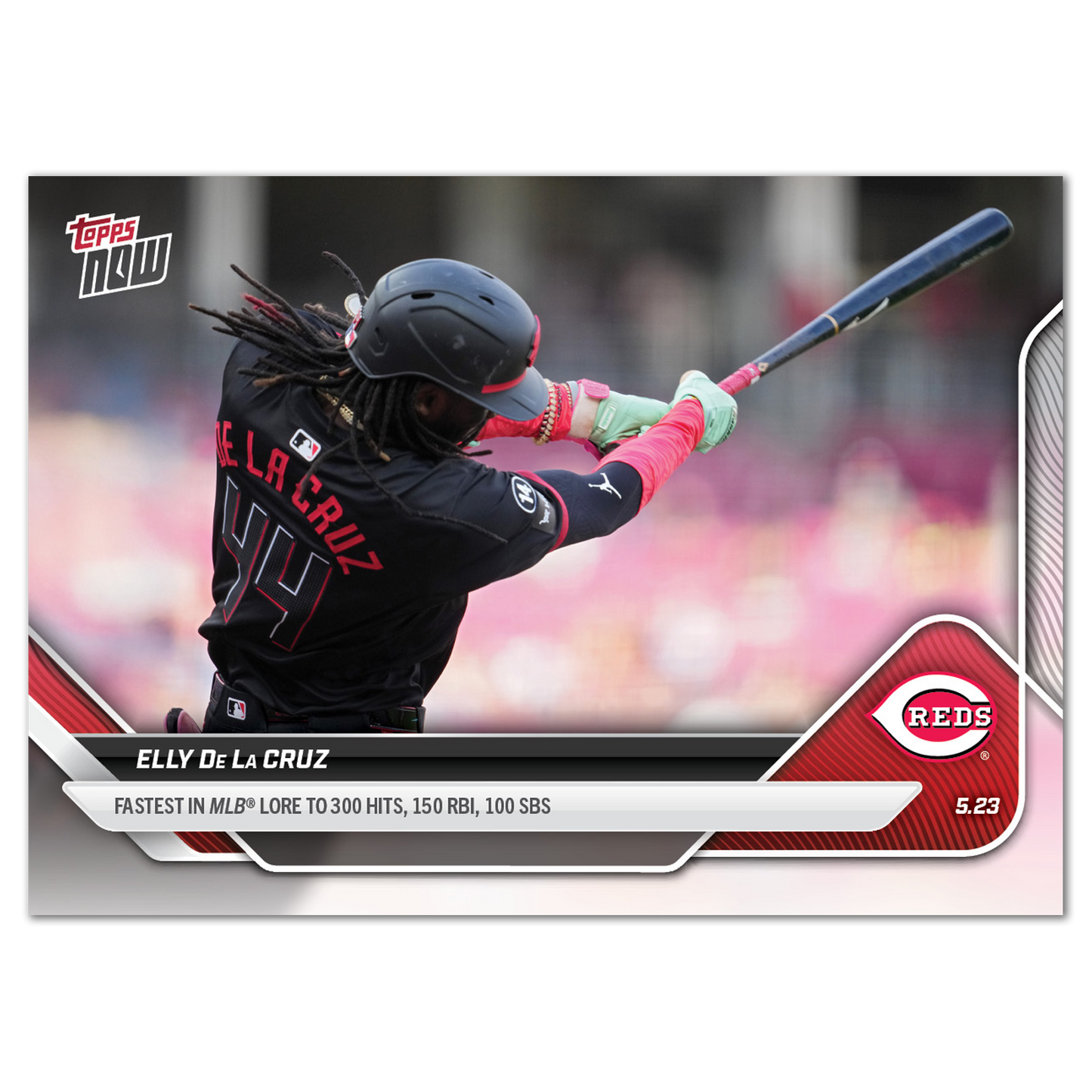 Elly De La Cruz - 2025 MLB Topps NOW® - Card 208 - PR: 2068