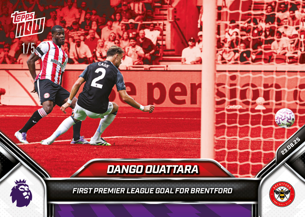 Dango Ouattara - 2025-26 Premier League Topps NOW® - Card 9 - PR: 225