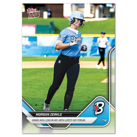 Morgan Zerkle - 2025 AUSL Topps NOW® - Card 21 - LOOK FOR AUTOS - PR: 904