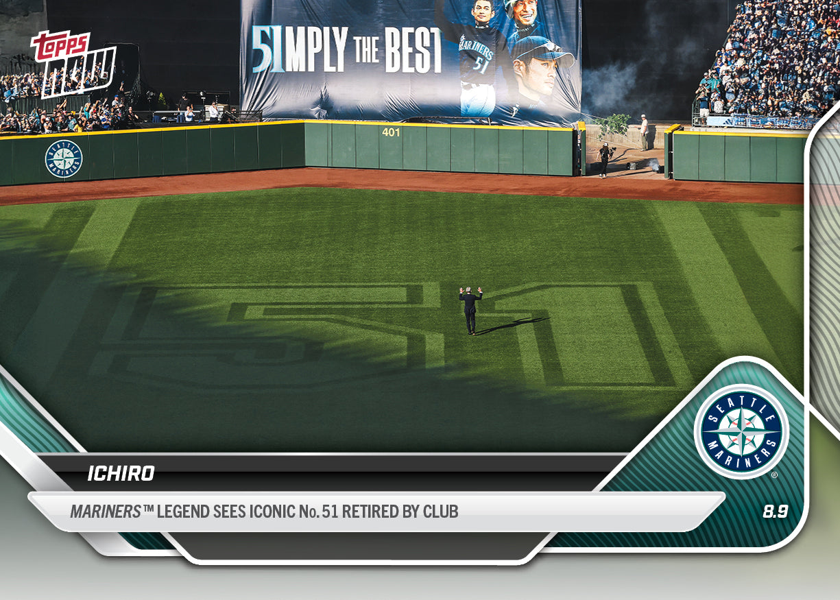 Ichiro - 2025 MLB Topps NOW® - Card 538 - PR: 5711