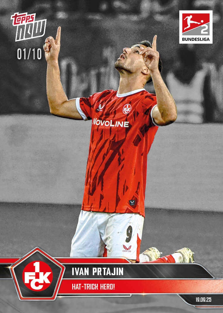 Ivan Prtajin - 2025-26 Bundesliga Topps NOW® - Card 23 - PR: 305