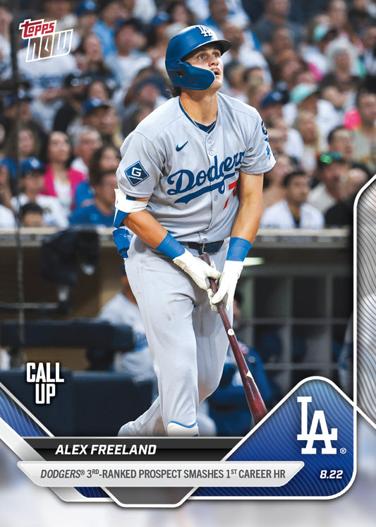 Alex Freeland - 2025 MLB Topps NOW® - Card 594 - PR: 1277
