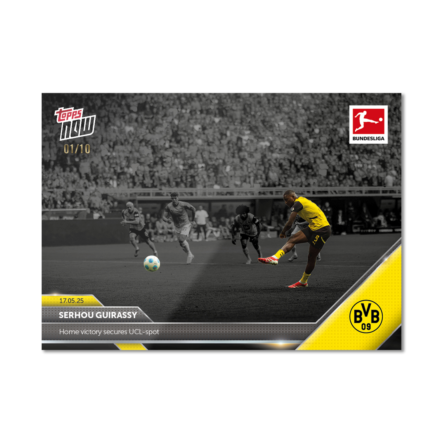 Serhou Guirassy - 2024-25 Bundesliga Topps NOW® - Card 192 - PR: 145