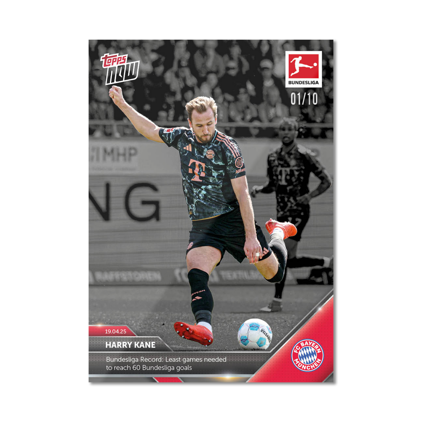 Harry Kane - 2024-25 Bundesliga Topps NOW® Card 167 - PR: 1390