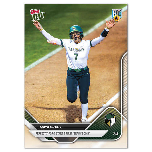 Maya Brady - 2025 AUSL Topps NOW® - Card 23 - PR: 817