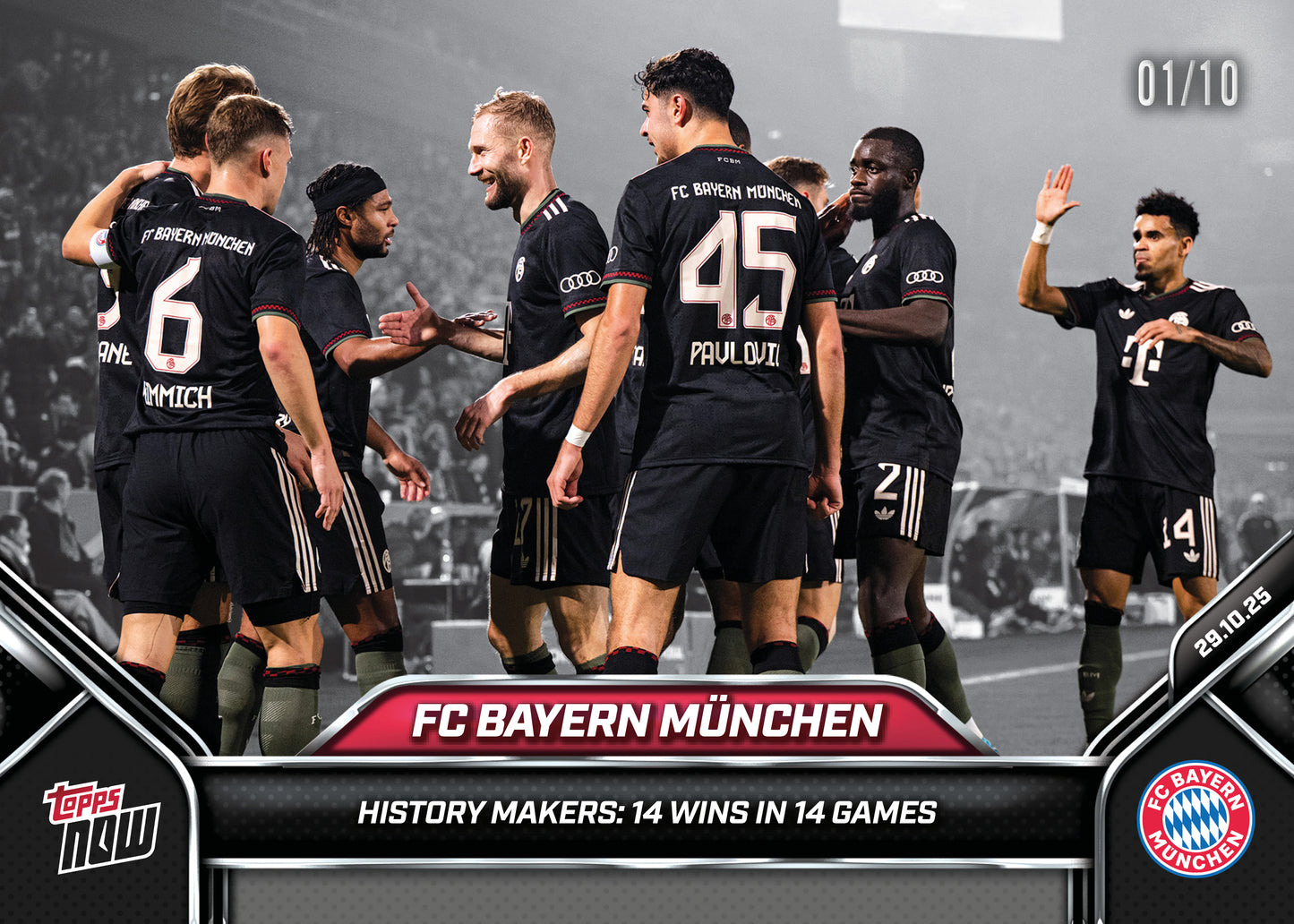 FC Bayern München  - 2024-25 FC Bayern München Topps NOW® - Card 1