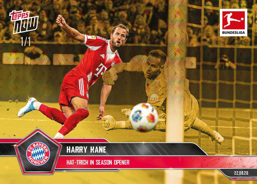 Harry Kane - 2025-26 Bundesliga Topps NOW® Card 4 - PR: 424