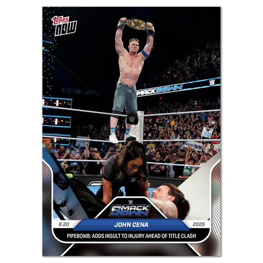 John Cena - 2025 WWE Topps NOW® - Card 70 - PR: 1886